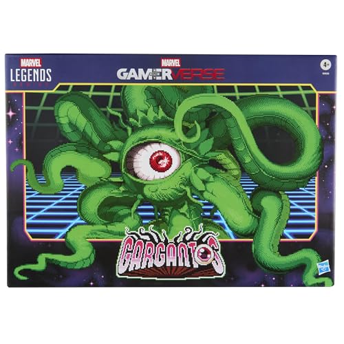 Marvel Legends Series Gamerverse Gargantos, Action-Figur mit beweglichen Tentakeln und Augapfel-Accessoire, 55,5 cm breit in Sammlerverpackung