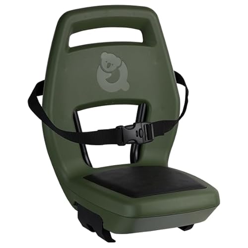 Qibbel Q343 Rücksitz 6+ Junior mit Fußstützen und Schutzplatten grün