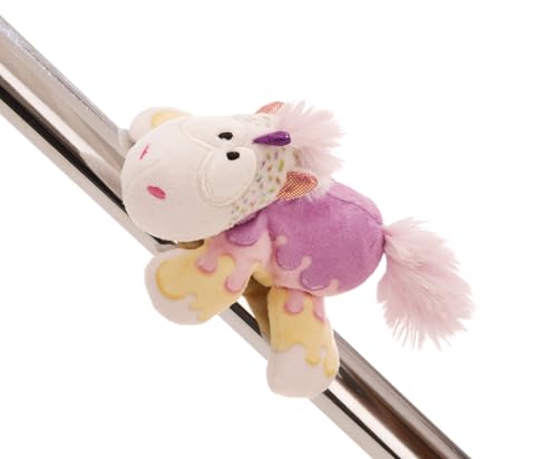 NICI MagNICI Einhorn Sweety Rainbow 12cm, weiß – Kuscheltier mit Magnet für Metalloberflächen – ideales Geschenk für Einhorn-Fans | 61902