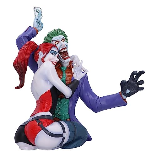Nemesis Now The Joker and Harley Quinn, Büste 37,5 cm aus feinstem Harz, manuell bemalt