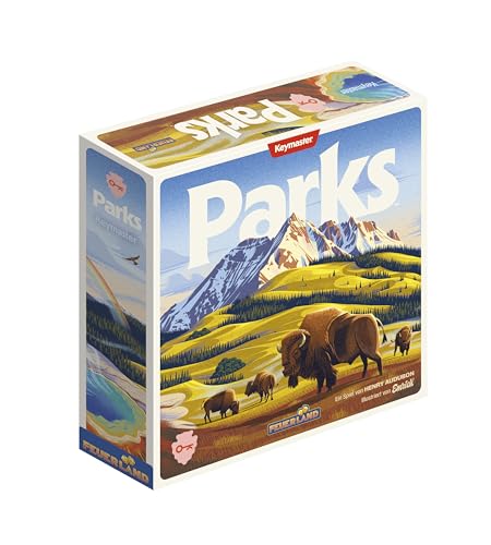 Feuerland Spiele Parks (2. Edition), Brettspiel für 1-5 Personen