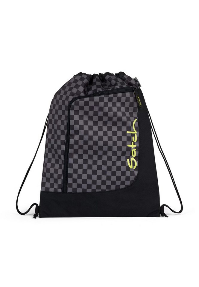 Satch Turnbeutel Sportbeutel, Gymbag aus recyceltem Polyester, kunterbunter Style