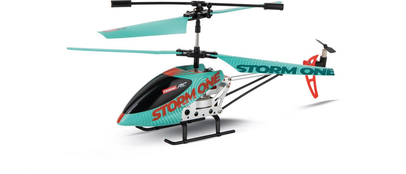 Carrera® RC-Helikopter Carrera RC 370501053 - 2,4 GHz Storm One Helikopter, Grünes Design, Aluminium-Rumpf, 2,4 GHz Funktechnologie