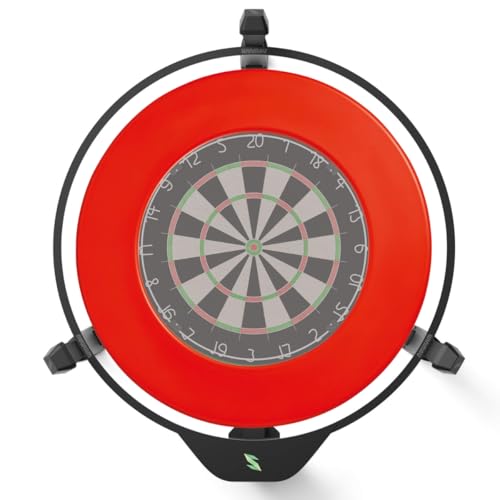 Scolia Home 2, Darts Autoscoring-System mit Karella PU Surround, rote Beleuchtung und WLAN-Funktion