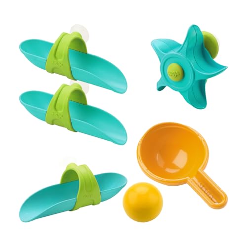 HABA Kugelbahn Badespaß-Wasserstrudel, buntes Badewannenspielzeug mit Saugnäpfen, Wasserspielzeug für Kinder ab 3 Jahren