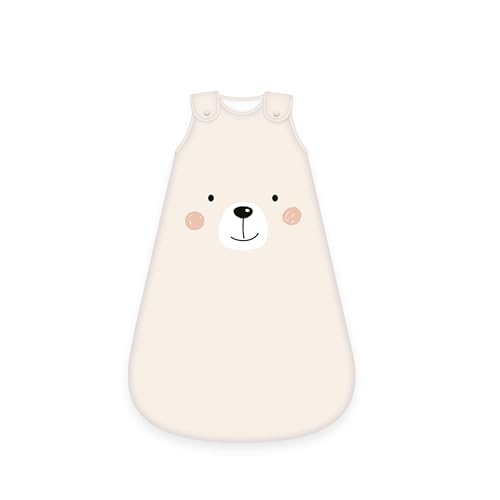 Herding babybest Schlafsack, Little Bear Motiv, 90 cm, Seitlich umlaufender Reißverschluss und Druckknöpfe