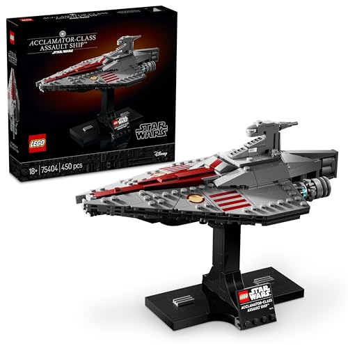 LEGO Star Wars™ 75404 Assault Ship™ der Acclamator-Klasse, Modellbausatz mit 450 Teilen, mehrfarbig