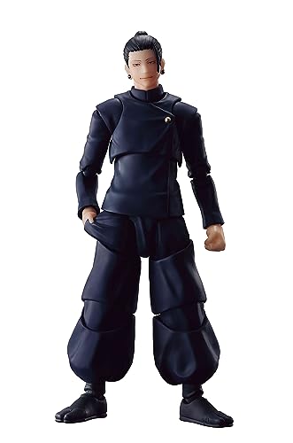 TAMASHII NATIONS Jujutsu Kaisen Suguru Geto Actionfigur, ca. 15,5 cm, 4 optionale Ausdrucksteile, mit Handy Zubehör