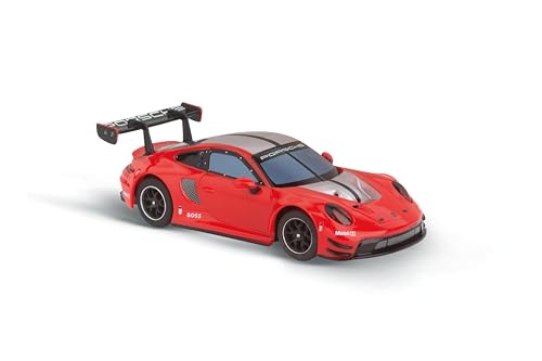 Carrera Hybrid Porsche 911 GT3 R Red Devil, Maßstab 1:50, Front- und Rücklichter, Bis zu 30 Minuten Rennaction, USB-C-Aufladung in 20 Minuten, Mobile App-Steuerung