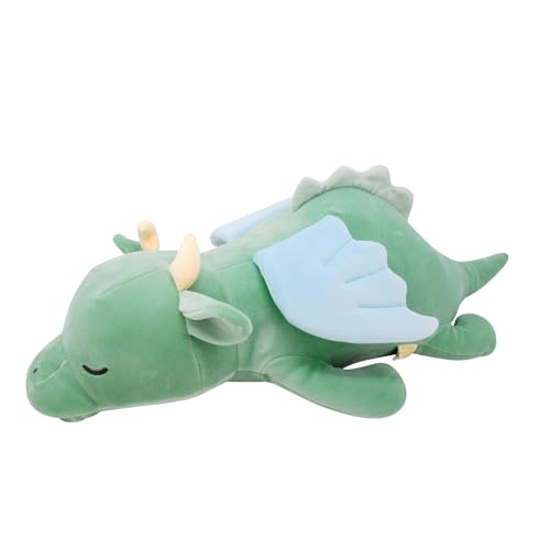 Trousselier Nemu Nemu Animals 6202738 Plüschtier Drache Drago, Kuscheltier extra weich kuschelig Stofftier Designed in Japan Kuschelkissen Größe L 53 cm