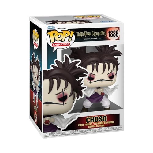 Funko Pop! Animation: JJK - Choso - Jujutsu Kaisen - Vinyl-Sammelfigur, ca. 9,5 cm, langlebiges Premium Vinyl, Geschenkidee für Anime-Fans und Sammler