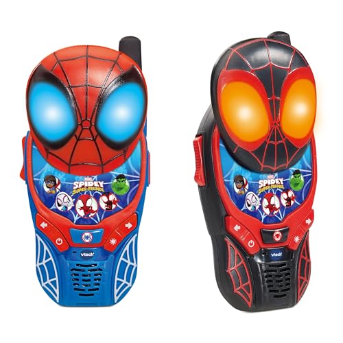 Vtech® Walkie Talkie Spidey und seine Super-Freunde, 2er Set im Spidey- und Miles Morales-Design mit Lautsprecher und Originalstimme