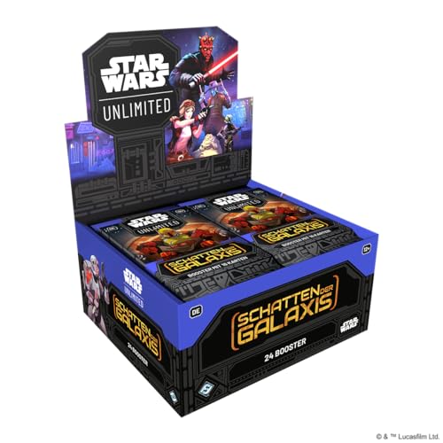 Fantasy Flight Games Star Wars Unlimited - Schatten der Galaxis Booster Display, Sammelkartenspiel mit 24 Booster Packs (Deutsch)