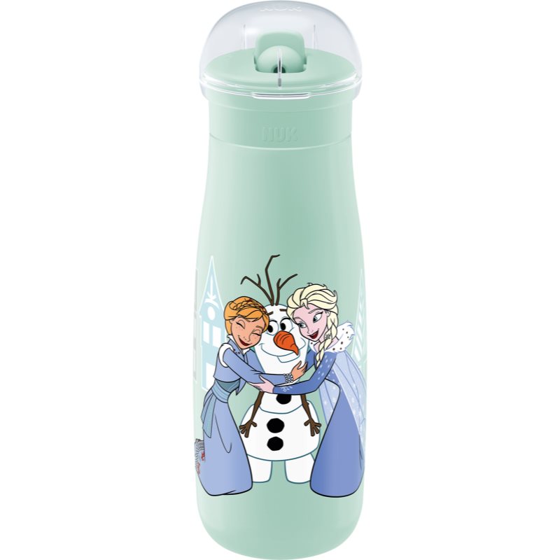 NUK Mini-Me Flip Frozen Sportflasche, 450 ml für Kinder, BPA-frei, ideal für unterwegs, spülmaschinenfest