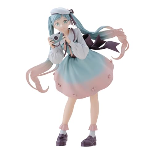 Banpresto BANDAI Hatsune Miku Holiday Memories Camera, 20cm PVC Sammelfigur in versiegelter Box - BP28781P