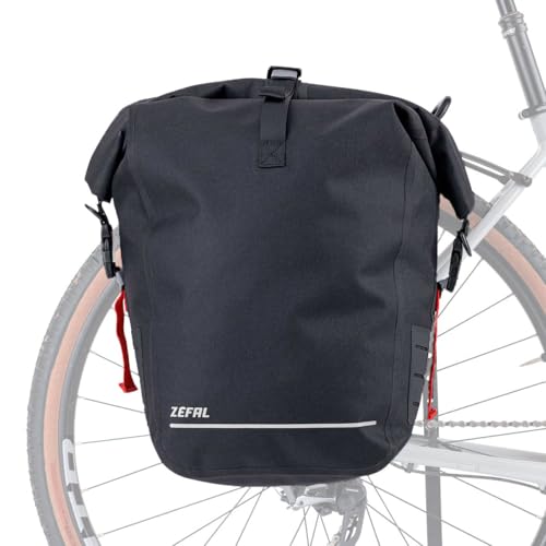 ZEFAL Z Traveler S20, wasserdichte Gepäckträgertasche mit 20 L Volumen, universell einsetzbar, Velcro-Befestigung, 995 g