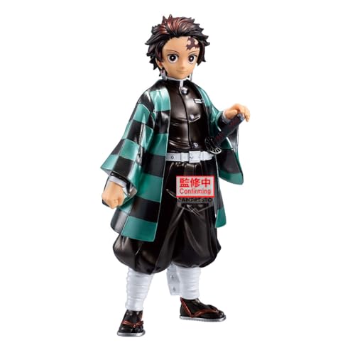 Banpresto Tanjiro Kamado Sammelfigur Grandista - Special Color Version, 24 cm, Mehrfarbig, PVC, lizenziertes Produkt aus Demon Slayer: Kimetsu No Yaiba