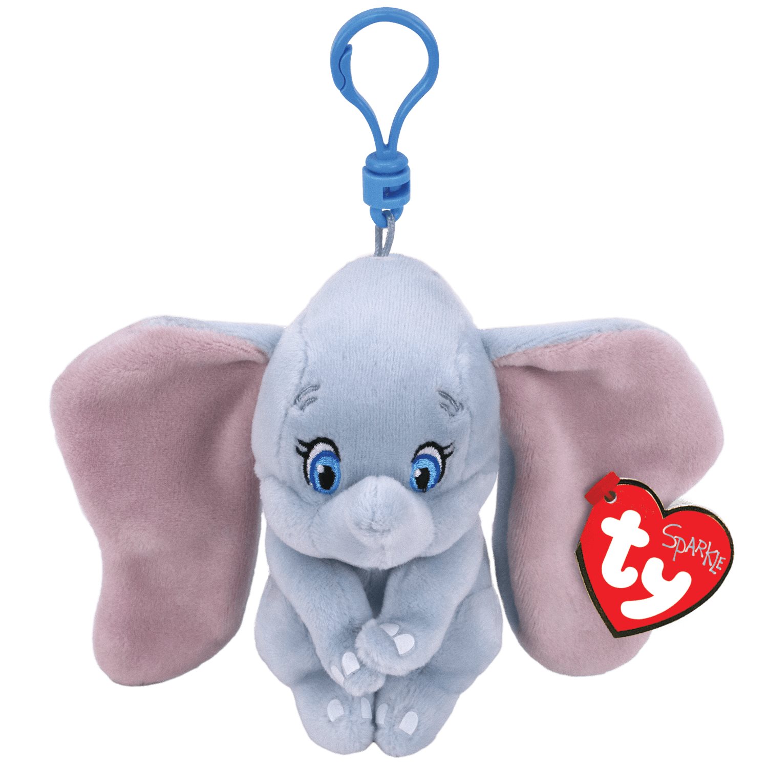 TY Beanie Babies - Disney Dumbo - Schlüsselanhänger - ca. 10 cm - für Kinder ab 3 Jahren, ideal als Sammelobjekt