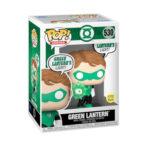 Funko POP! Heroes: DC - Green Lantern - (Beware) - Leuchtet Im Dunkeln - Grüne Leuchte - Vinyl-Sammelfigur - Geschenkidee - Offizielle Handelswaren - Comic Books Fans