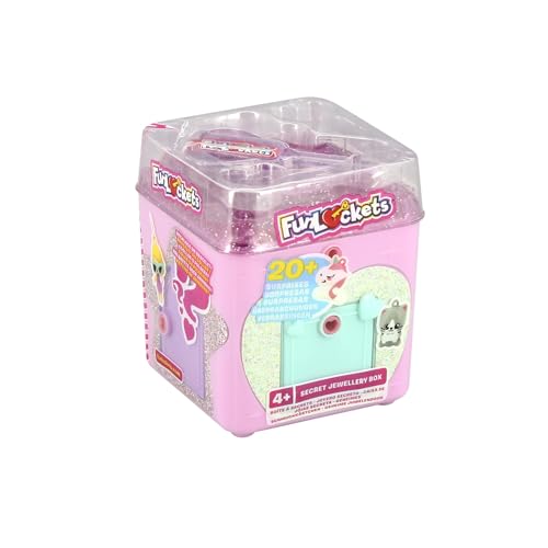 Jumbo Funlockets - Mini Schmuckkästchen mit Überraschungsanhängern und Schlüsseln, bunt