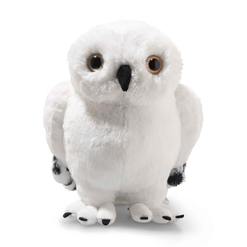 Steiff Kuscheltier Hedwig Eule, Harry Potter, Plüschtier 21 cm, Weiß, mit Kunststoffaugen, waschbar bei 30 °C