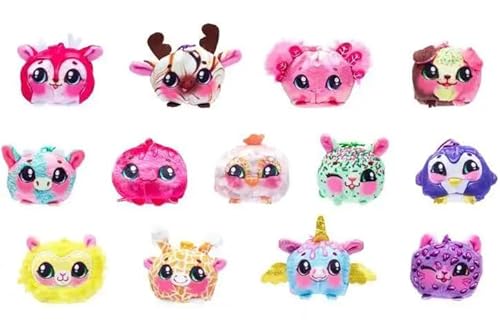 Moose Cookeez Makery: Yum Yumz Single Pack, Plüsch Eiscreme Tiere mit Duft, über 30 Sammelcharaktere, von der Marke Moose