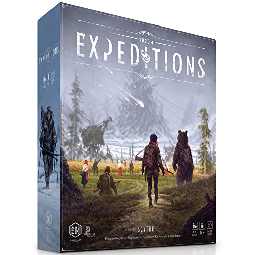 Stonemaier Games Expeditions Board Game (ENGL.), Science-Fiction Adventure with Unique Worker Abilities, 1-5 Players, 60-90 Minutes, Age 14+
