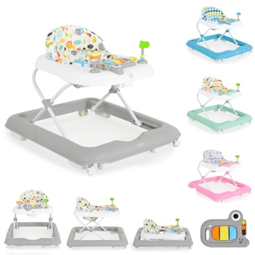 Moni Lauflernhilfe Zizzy Spielcenter, Musikfunktion, Stopper, höhenverstellbar, grau