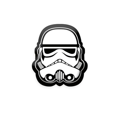 Herding Star Wars Dekokissen Stormtrooper, flauschig und pflegeleicht aus Velboa, 35 cm, weiß/schwarz