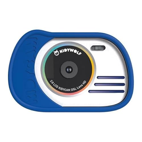Kidywolf Kidy Camera, wasserdichte Digitalkamera für Kinder mit 8 MP Weitwinkel-Linse und 16 GB Speicher, orange