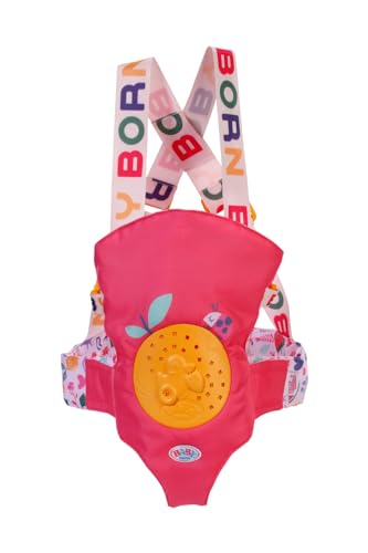 BABY Born Babytrage Pin-Play, verstellbare Puppentrage mit individueller Gestaltungsbox und Pins, geeignet für Puppen in 43 und 36 cm Größe, 837603 Zapf Creation