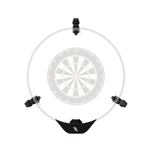 Scolia Home 2 Basic, Darts Autoscoring-System für Steeldartscheiben mit hochauflösenden Kameras, WLAN-fähig, ohne PU Surround