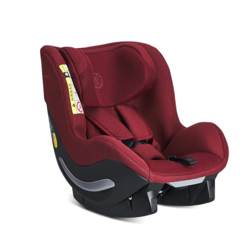 Avionaut AeroFIX RWF AirFlow, Rückwärtsgerichteter Kindersitz mit Air-Flow Polsterung und verstärktem Seitenaufprallschutz, Rot (0-18 kg)