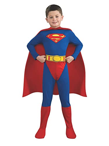Rubies 3882085 - Superman Child, M, blau/rot