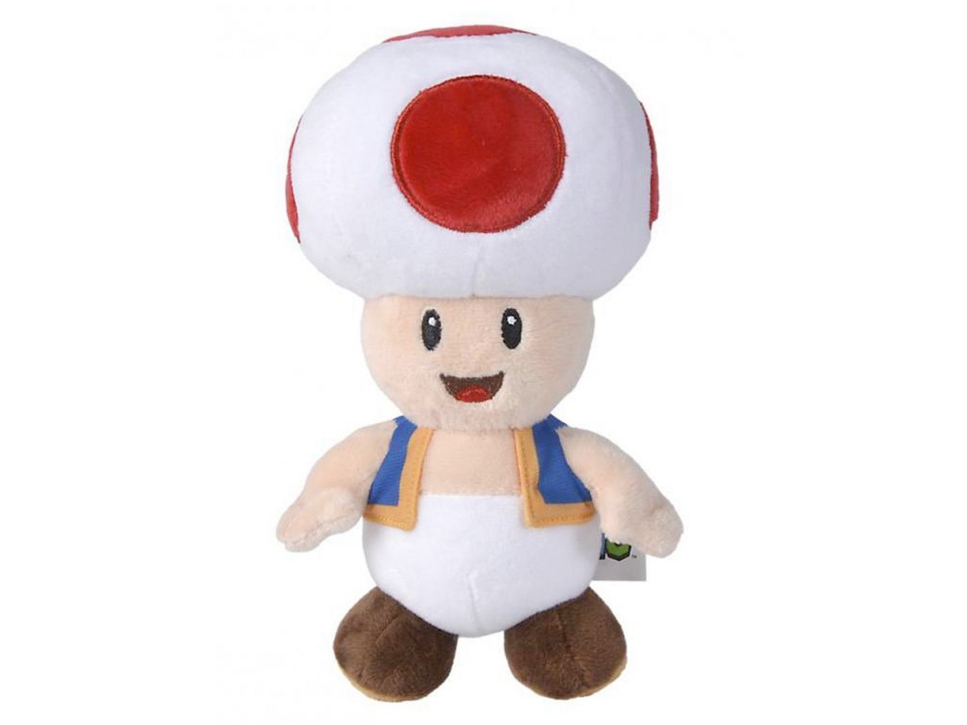 Super Mario Plüschfigur Nintendo Toad, 40 cm, aus samtig weichem Plüsch, geeignet ab 0 Jahren
