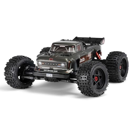 Arrma OUTCAST 4X4 4S V2 RC BLX Stunt Truck RTR 1:10 Gunmetal, Ferngesteuertes Auto mit legendärer ARRMA-Speed und -Robustheit