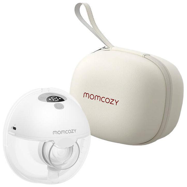 Momcozy M5 Single Milchpumpe, tragbare Abpump-Lösung mit 9 Saugstufen, leise unter 50 dB, Vibrationstechnologie, Flasche über 120 ml