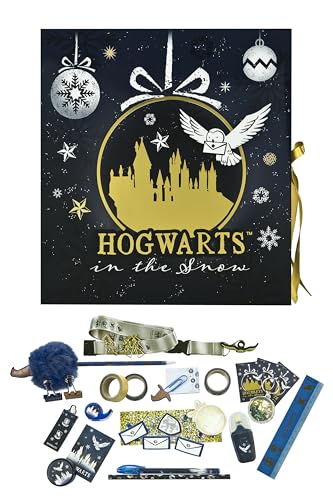 UNDERCOVER Harry Potter Spielzeug-Adventskalender, 24-tlg. mit Schreibwaren und Hogwarts Design