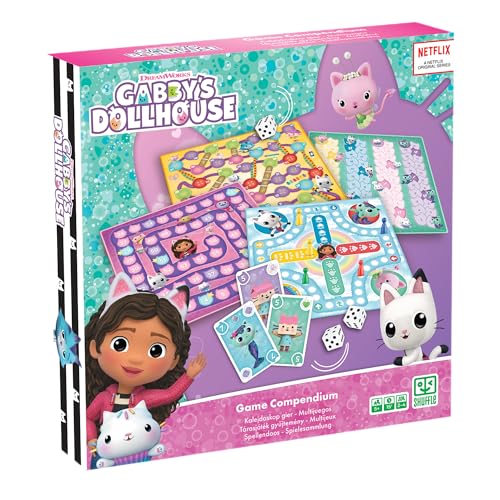 Gabby Kartenspiel 4 In 1 – Familien- & Kinderkartenspiel Mit 7 Familien, Action & Mehr