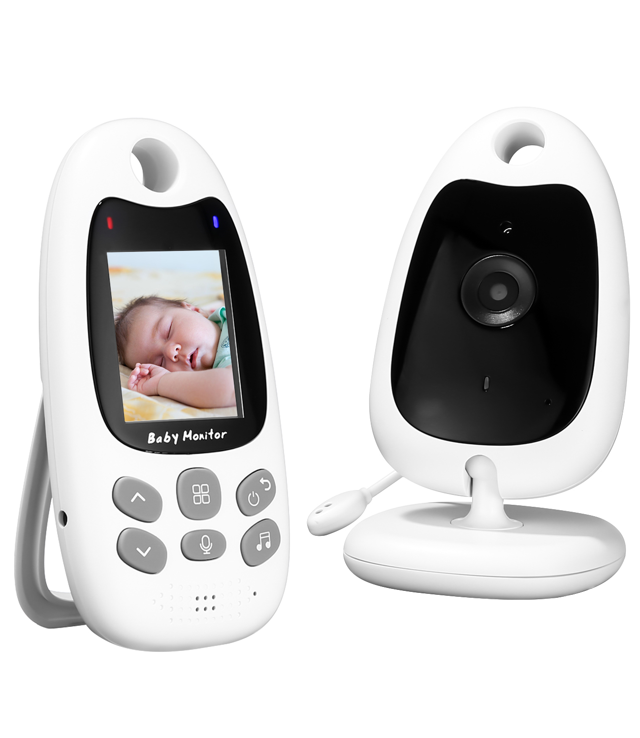 UIHOL Video-Babyphone mit Kamera, Sprachfunktion und Temperatursensor