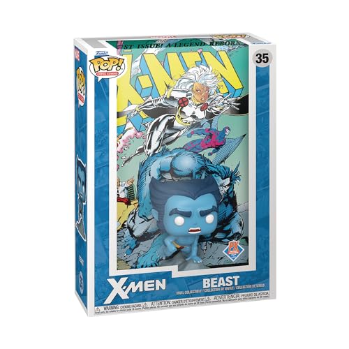 Funko Pop! Comic Cover: Marvel X-Men #1 Beast PX, limitierte Vinyl-Figur mit harter Vitrine, 12.500 Stück