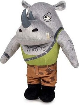 Tinisu Teenage Mutant Ninja Turtles Rocksteady Kuscheltier - 28 cm Plüschtier TMNT Stofftier, weiches Material, hochwertige Verarbeitung