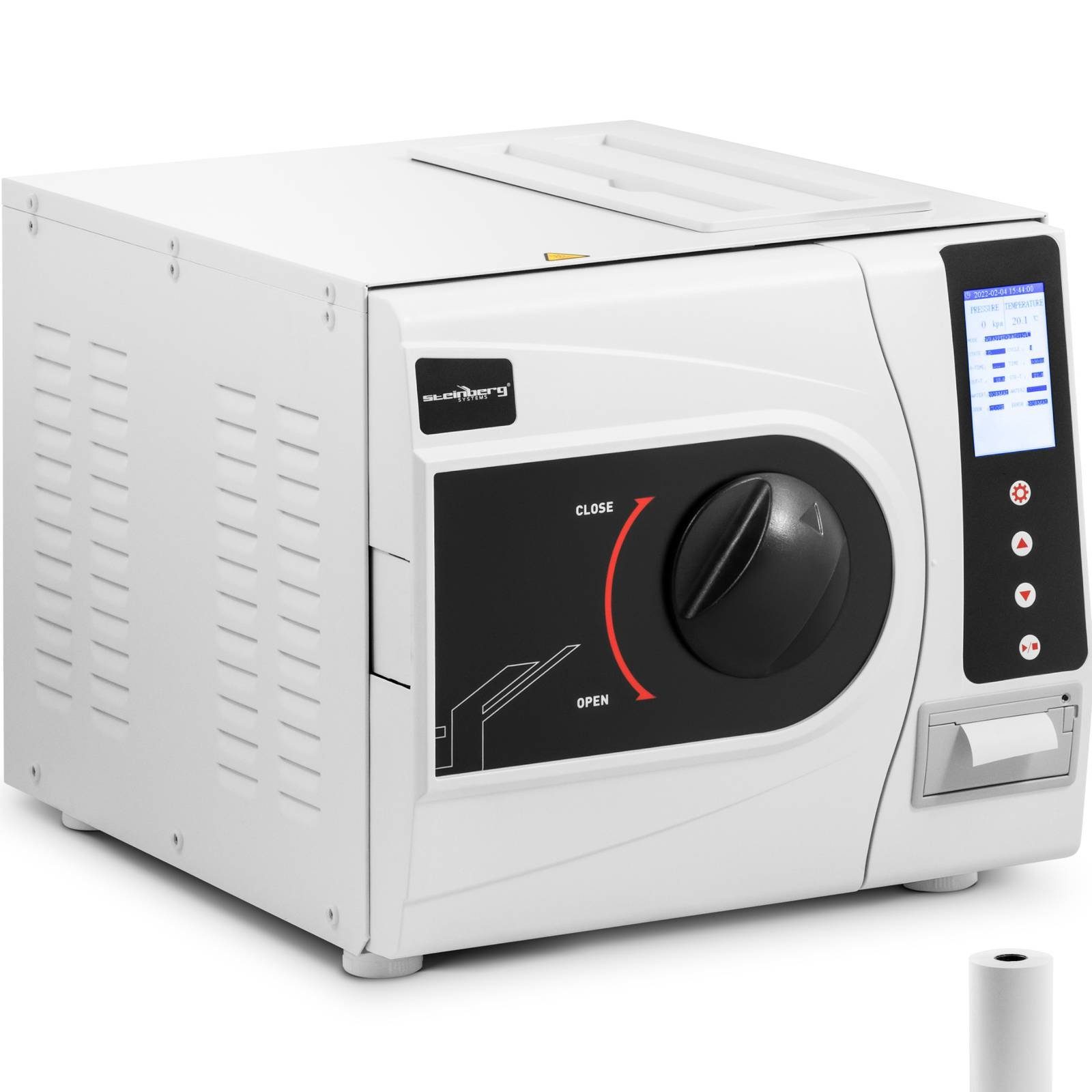 Steinberg Systems Dampfsterilisator Autoklav Klasse B 18 L LCD mit 6 Standardprogrammen