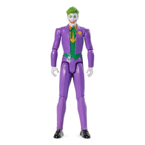 DC Comics Joker Figur, 30 cm, mit Gelenkpunkten für kreative Comic-Kämpfe, Spielzeug ab 3 Jahren