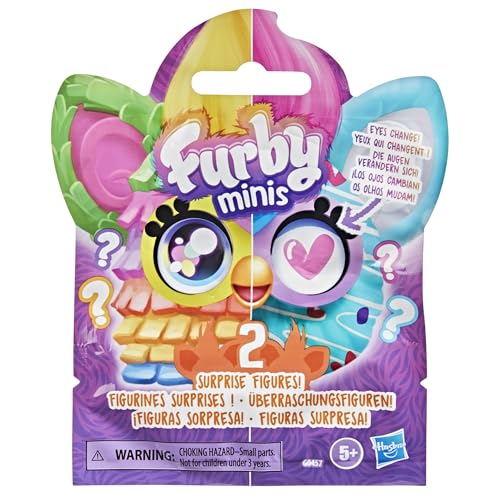 Furby Minis 2er-Pack, Überraschungsfiguren im Furby Look, 2,5 cm, Serie 1, ab 5 Jahren