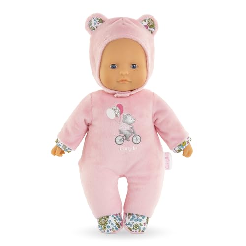 Corolle® Babypuppe Mon Doudou, Sweetheart, weichkörperpuppe mit rosa Bär und Vanilleduft
