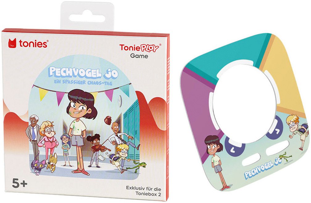 tonies Hörspiel Pechvogel Jo (Tonieplay Game S), lustiges Abenteuer mit Entscheidungen und Herausforderungen für Kinder