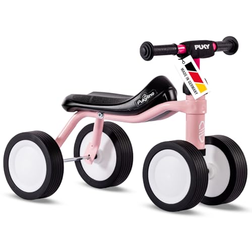 PUKY PUKYLINO Retro Rose, Indoor-Rutschfahrzeug für Kinder ab 1 Jahr, ergonomischer Sitz, Sicherheitslenkergriffe, Pulverbeschichtung, Float-Laufräder