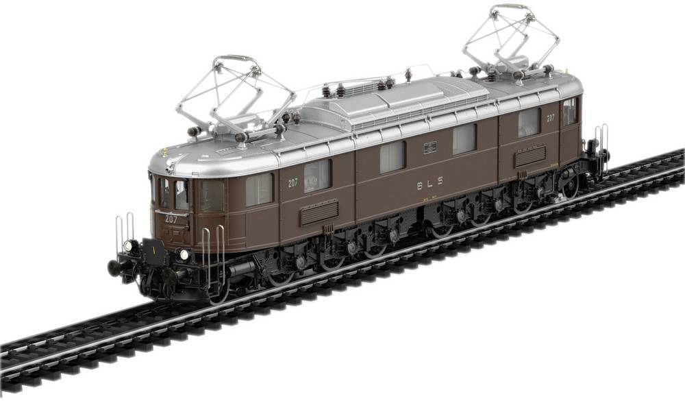 Märklin 38680 H0 E-Lok Ae 6/8 der BLS, dunkelbraun mit Digital-Decoder mfx+, Geräusch- und Lichtfunktionen, 1940er/1950er Betriebszustand