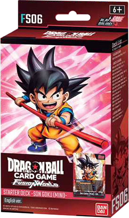 Bandai Dragon Ball Super TCG Fusion World - FS06 - Starter Deck Card Game, Englisch - Sammelkarten mit Charakteren aus dem Dragon Ball Universum